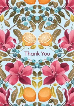 Pomegranate Boxed Cards|Catherine Marion: Lemons & Magnolia Thank You Notes