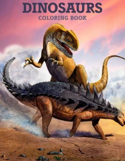 Pomegranate Coloring Books & Crafts|Activity Books|Dinosaurs Coloring Book