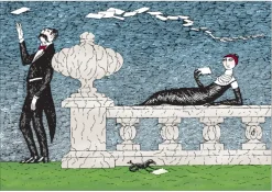 Pomegranate Boxed Cards|Edward Gorey: Mysterious Messages Boxed Notecards