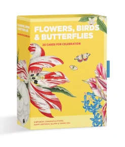 Pomegranate Boxed Cards|Flowers, Birds, & Butterflies Celebrations Boxed Notecards