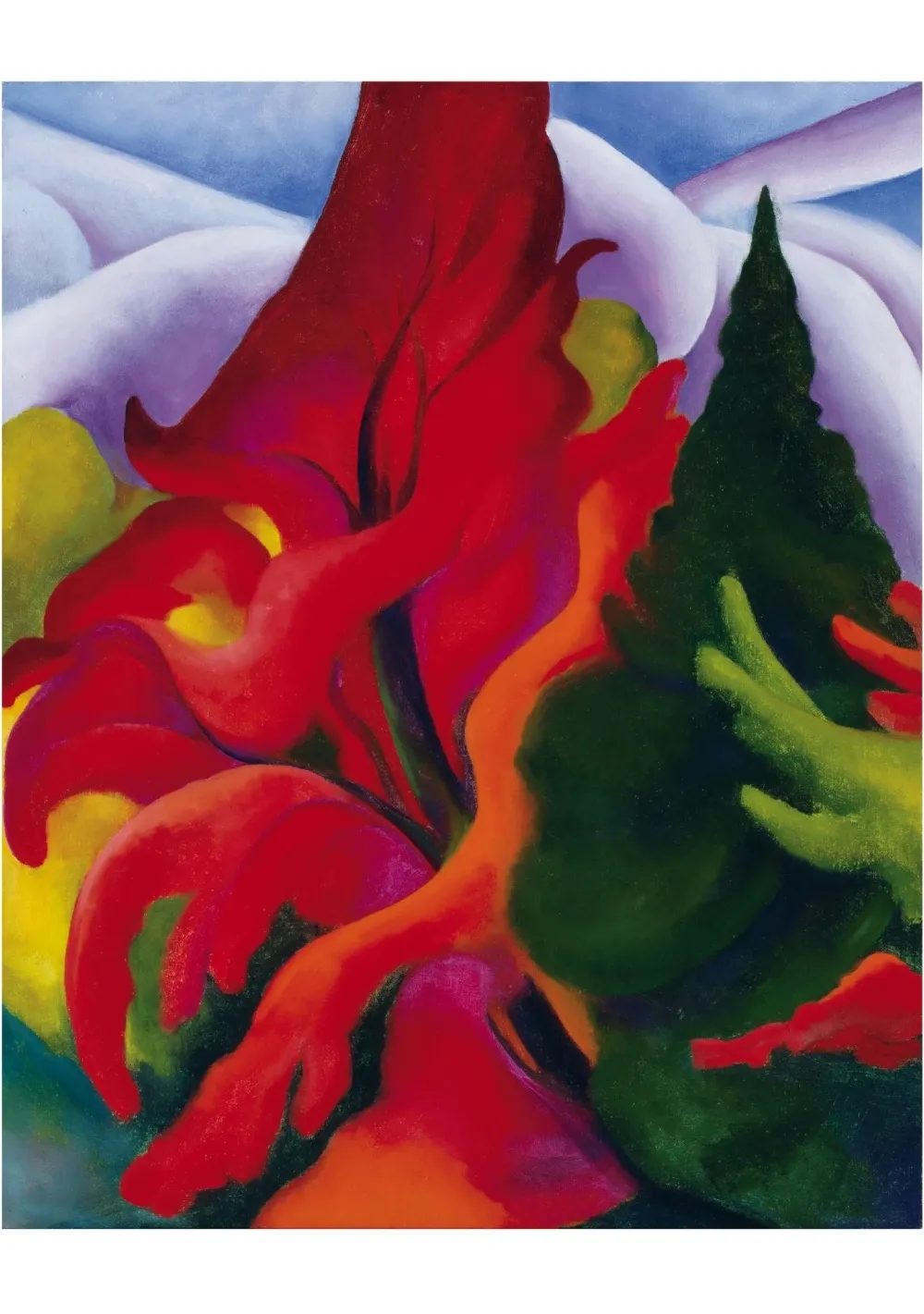Pomegranate Boxed Cards|Georgia O'Keeffe: Trees Boxed Notecard Assortment