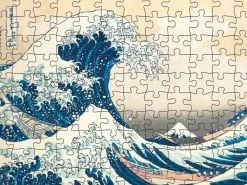 Pomegranate Games & Puzzles|Hokusai 120-Piece Double-Sided Puzzle Set