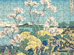 Pomegranate Games & Puzzles|Hokusai 120-Piece Double-Sided Puzzle Set