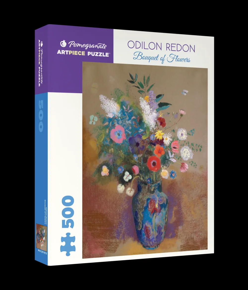 Pomegranate Games & Puzzles|Odilon Redon: Bouquet of Flowers 500-Piece Puzzle