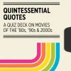 Pomegranate Games & Puzzles|Quintessential Quotes on Movies of the 80s, 90s & 2000s Knowledge Cards