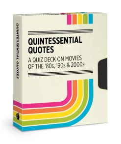 Pomegranate Games & Puzzles|Quintessential Quotes on Movies of the 80s, 90s & 2000s Knowledge Cards