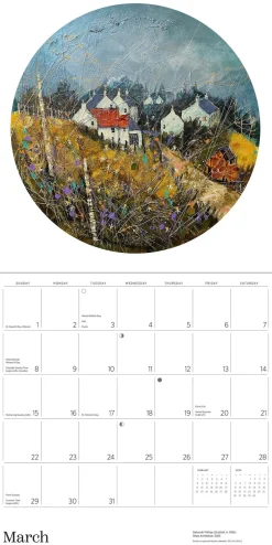 Pomegranate Calendars|Scotland: The Art of Deborah Phillips 2026 Wall Calendar