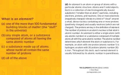 Pomegranate Games & Puzzles|The Elements: A Quiz Deck on the Periodic Table Knowledge Cards