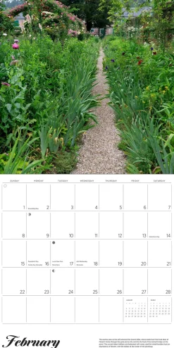 Pomegranate Calendars|The Gardens at Giverny 2026 Wall Calendar