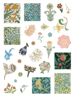 Pomegranate Activity Books|Coloring Books & Crafts|William Morris Sticker Book