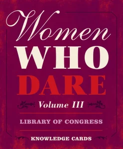 Pomegranate Games & Puzzles|Women Who Dare, Volume III Knowledge Cards