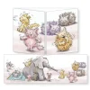 Greeting Cards|Pool Slide & Dry Tri-fold Greeting Card