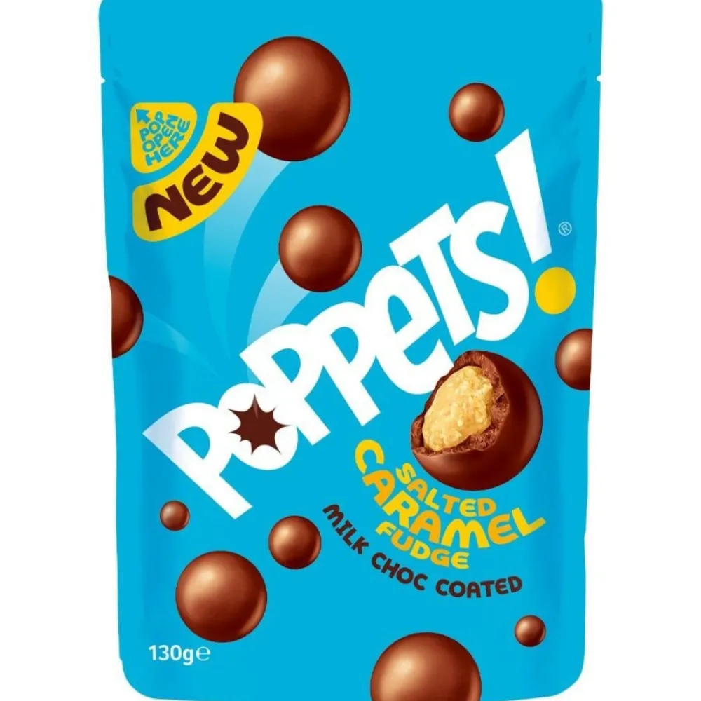 Sweets|Poppets! Salted Caramel Pouch 130g