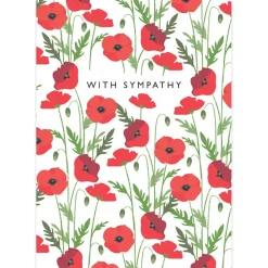 Greeting Cards|Poppies Sympathy Card