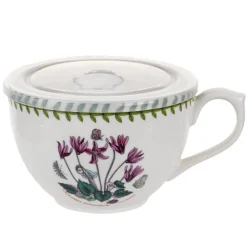 Portmeirion Assorted Mugs|Botanic Garden Jumbo Cup with Lid (Cyclamen)