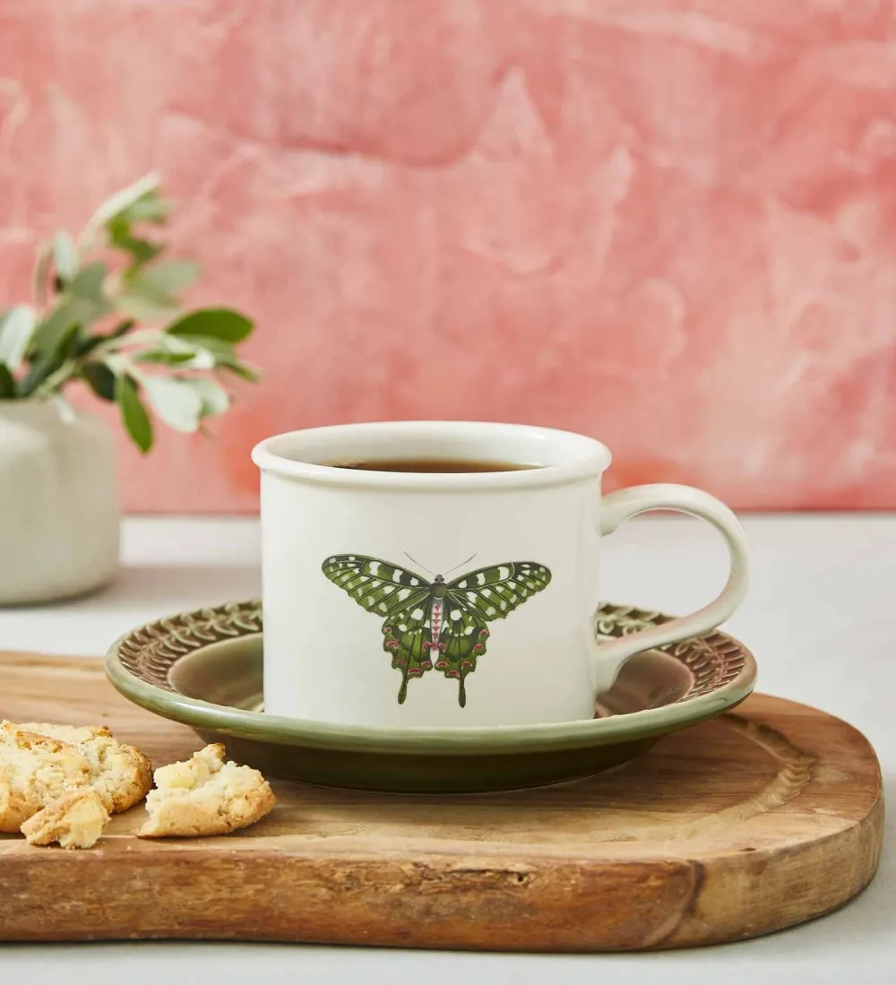 Portmeirion Teacups & Saucers|Botanic Garden Harmony Cup & Saucer (Forest)