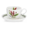 Portmeirion Teacups & Saucers|Exotic Botanic Garden Teacup & Saucer, Red Ginger