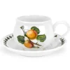 Portmeirion Teacups & Saucers|Pomona Teacup & Saucer (Roman Apricot)