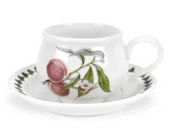 Portmeirion Teacups & Saucers|Pomona Teacup & Saucer (Grimwoods Royal George Peach)