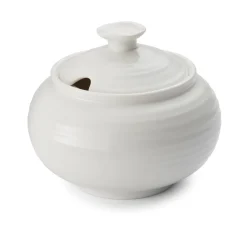 Portmeirion Creamers & Sugar Bowls|Sophie Conran White Covered Sugar Bowl