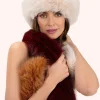 Powder UK Scarves & Wraps|Elsa 3-tone Scarf (Damson, Mocca, Cream)