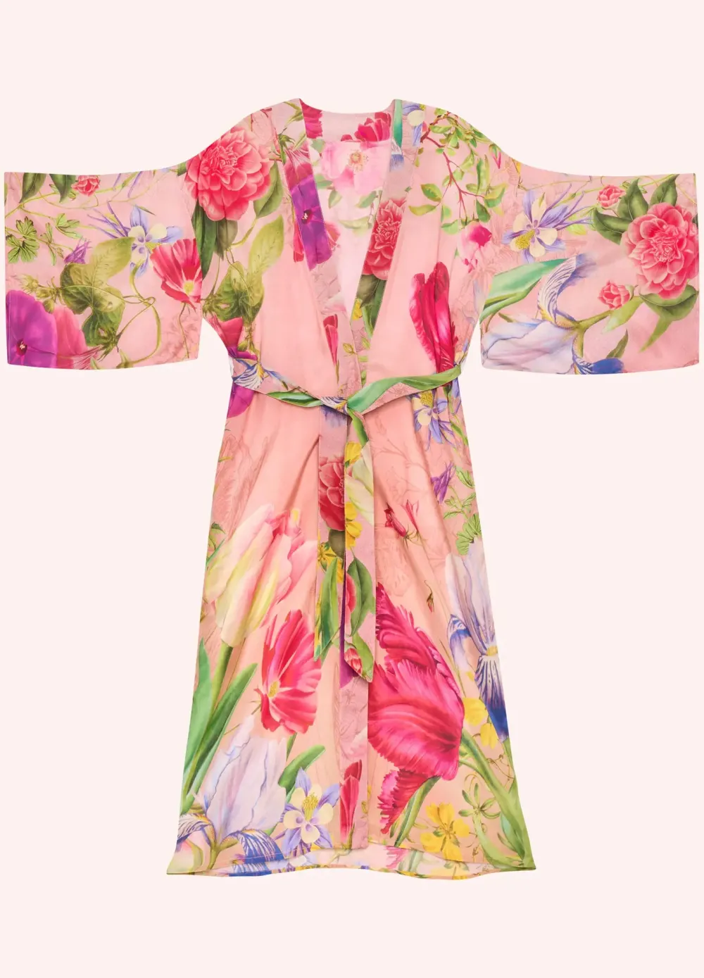 Powder UK Robes, Nightgowns & Dresses|Floral Study Petal Pink Kimono Gown