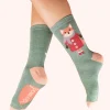 Powder UK Socks|Glitter Cosy Fox Ankle Socks