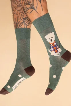 Powder UK Socks|Golfing Westie Men's Socks