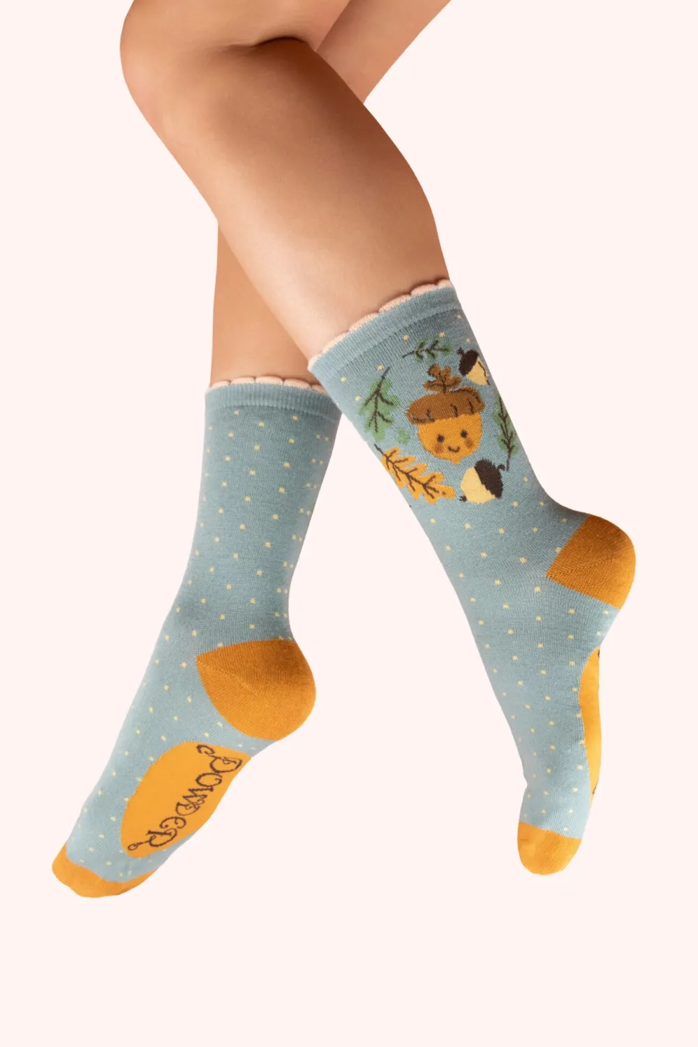Powder UK Socks|Happy Acorn Ice Ankle Women's Socks