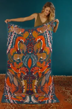 Powder UK Scarves & Wraps|Woodland Kingdom Printed Scarf