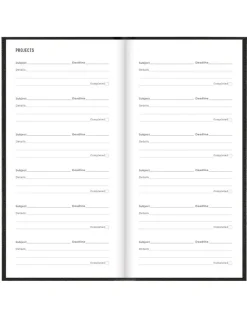 Journals & Other Stationery|Principal Compact Week to View Planner 2026, Black