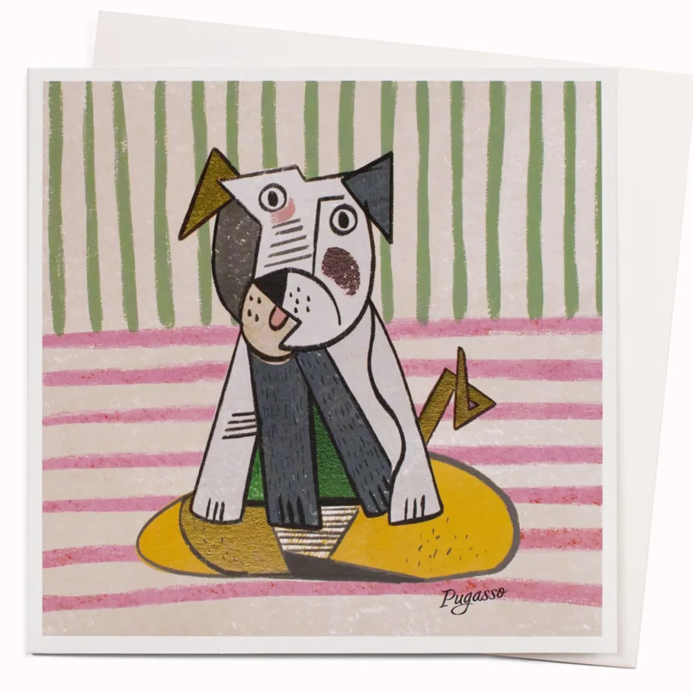 Greeting Cards|Pugasso Greeting Card