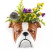 Quail Ceramics Vases|Wall Decor|English Bulldog Wall Vase