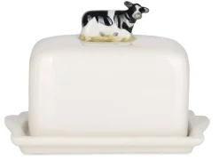 Quail Ceramics Kitchen Tools|Quail Ceramics|Friesian Cow Butter Dish