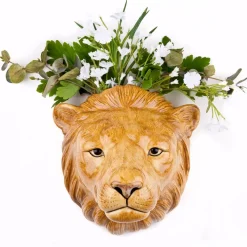 Quail Ceramics Vases|Wall Decor|Quail Lion Wall Vase