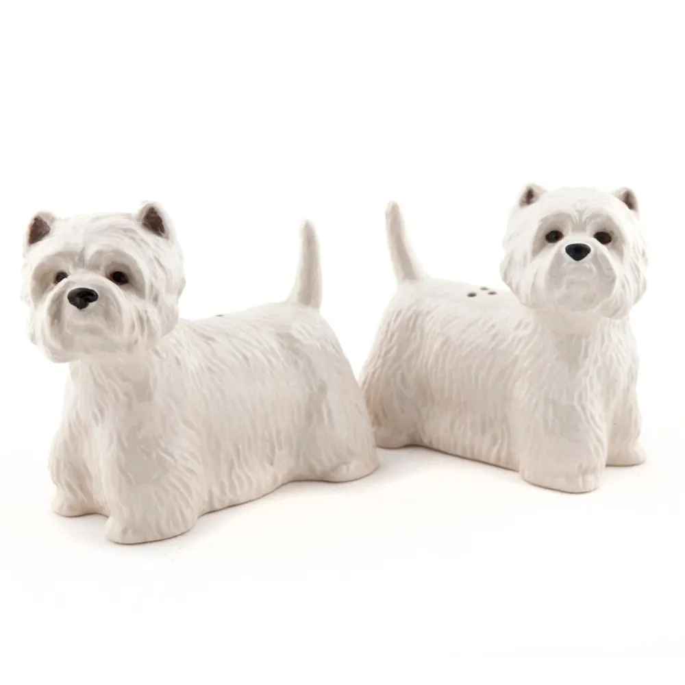 Quail Ceramics Quail Ceramics|Westie Salt & Pepper Shakers