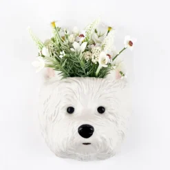 Quail Ceramics Vases|Wall Decor|Westie Small Wall Vase