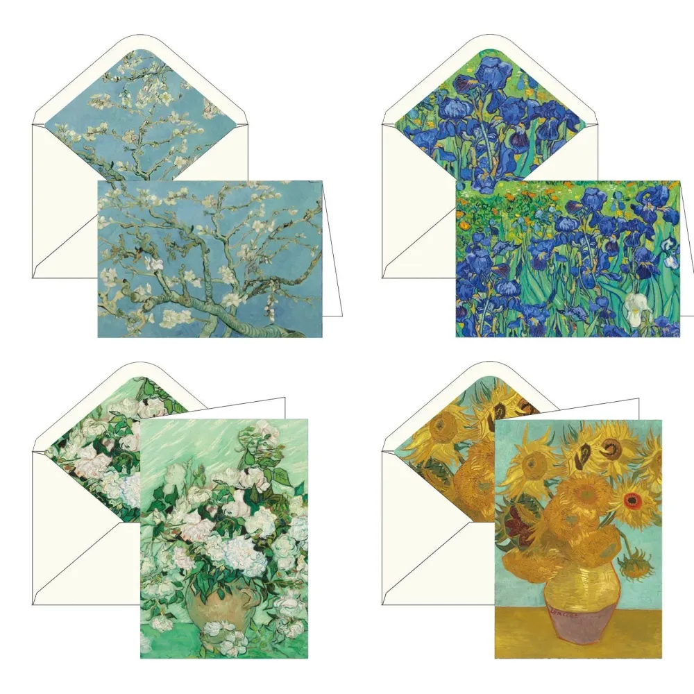 RainCaper Boxed Cards|Van Gogh Flowers Boxed Notecards