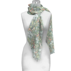 RainCaper Scarves & Wraps|William Morris "Golden Lily" Sheer Scarf