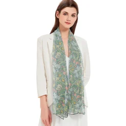 RainCaper Scarves & Wraps|William Morris "Golden Lily" Sheer Scarf