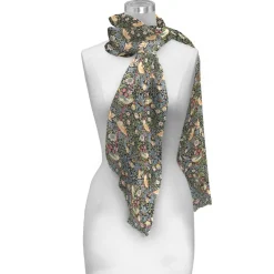 RainCaper Scarves & Wraps|William Morris "Strawberry Thief" Sheer Scarf