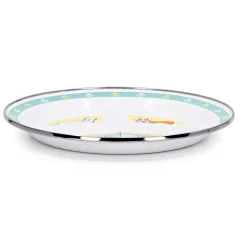 Children's Tabletop|Raining Cats & Dogs Toddler Plate