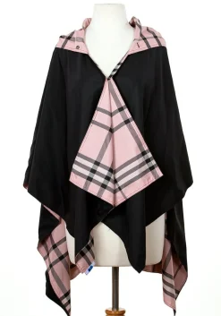 Rainwear & Umbrellas|RainRap (Black & Pink Plaid)