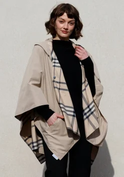 Rainwear & Umbrellas|Rainrap (Camel & Plaid)