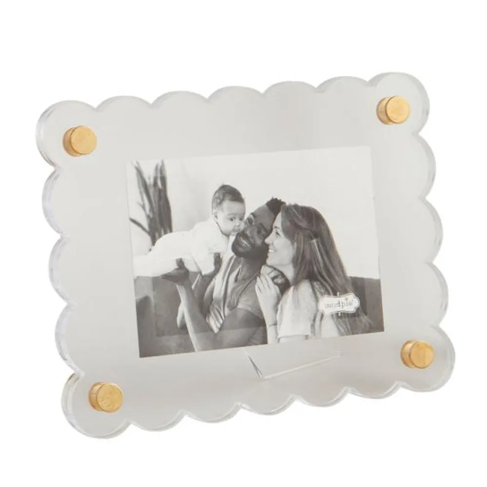 Picture Frames|Rectangle Scallop Acrylic Frame