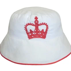 Hats|Childrenswear|Red Crown Baby Bucket Hat
