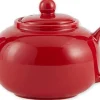 Teapots|Red Stoneware Teapot