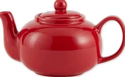 Teapots|Red Stoneware Teapot