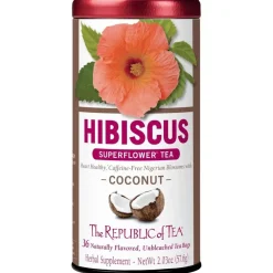 Republic of Tea Republic Of Tea|Hibiscus Coconut Herbal 36s