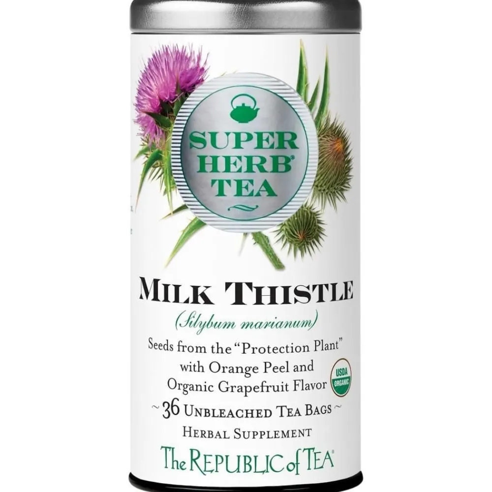 Republic of Tea Republic Of Tea|Super Herb Organic Milk Thistle Herbal 36s